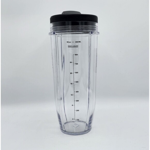 Ninja Nutri 32oz REPLACEMENT TO GO CUP with spout LID for Duo Blender BL642 - Picture 1 of 5